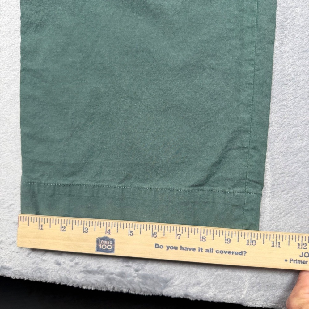 J.Crew Wide Leg Pants Women 30P Green High Rise Utility Patch Pocket Petite - Picture 7 of 11